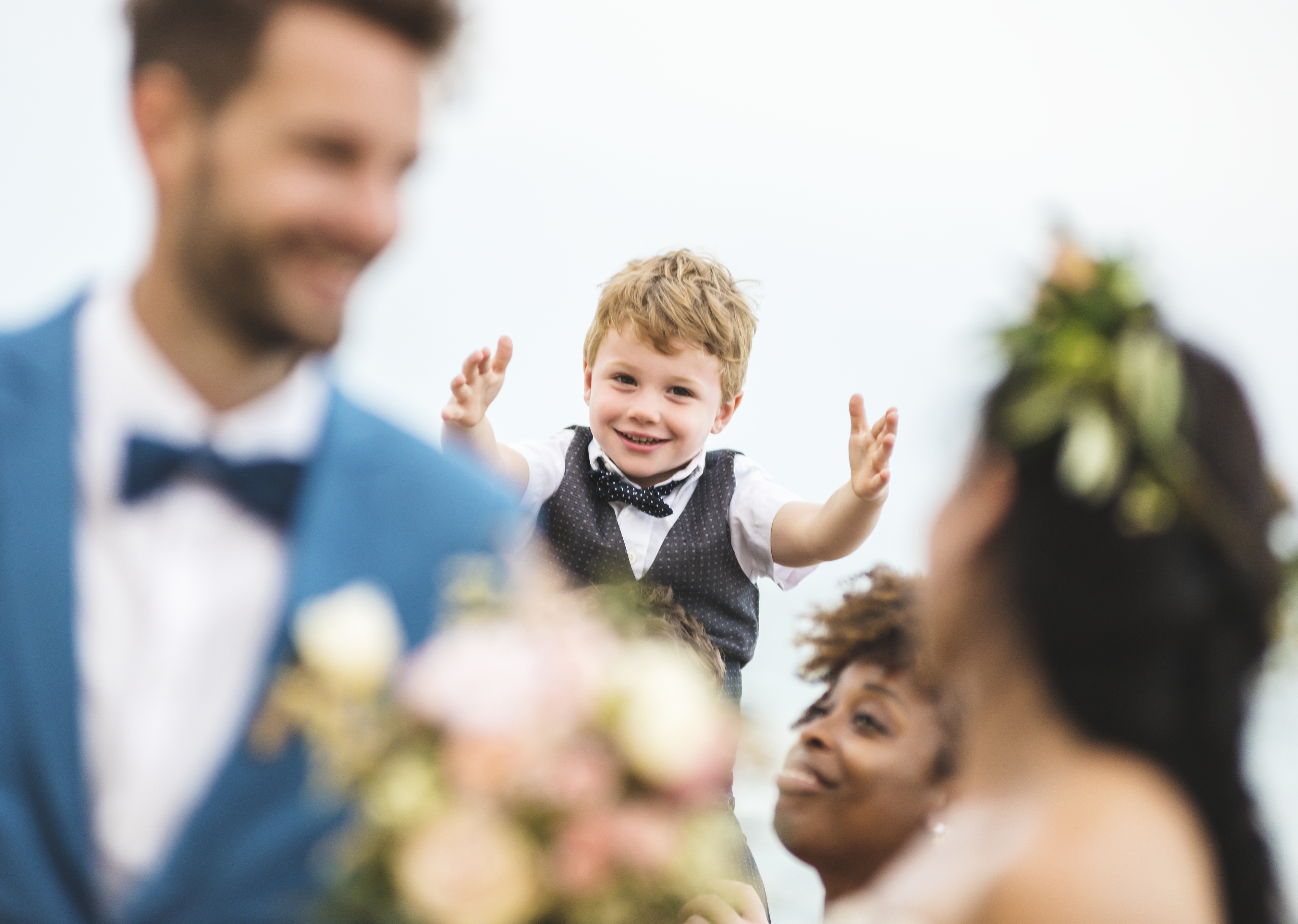 On-site childcare at a wedding